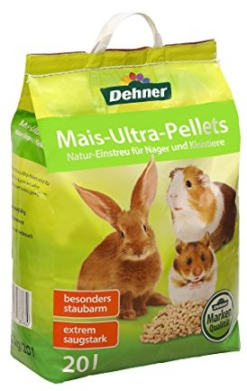 Dehner rozpychacz Nager podszewka, kukurydzy-Ultra-pellet, 20 L