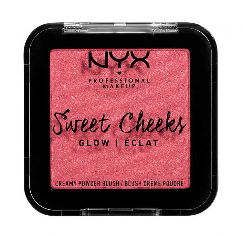 NYX Professional Makeup Professional Makeup - Sweet Cheeks - Glow Creamy Powder Blush - Błyszczący róż do policzków - 07 RISKY BUSINESS NYXPBDPO-DOPO-02