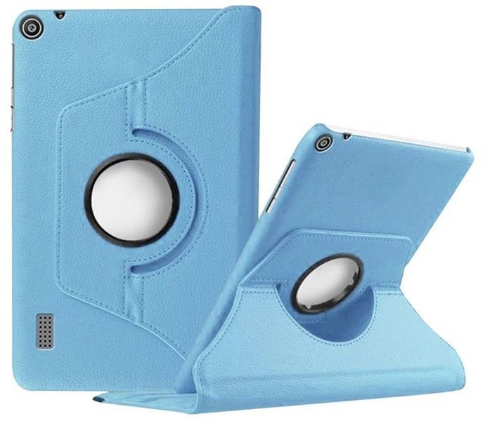 Huawei Etui obrotowe 360 MediaPad T3 7.0 Niebieskie + FOLIA + RYSIK 3536/3546/22X
