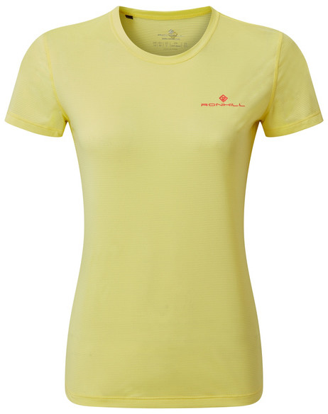 RONHILL RONHILL Koszulka biegowa damska TECH SS TEE żółta