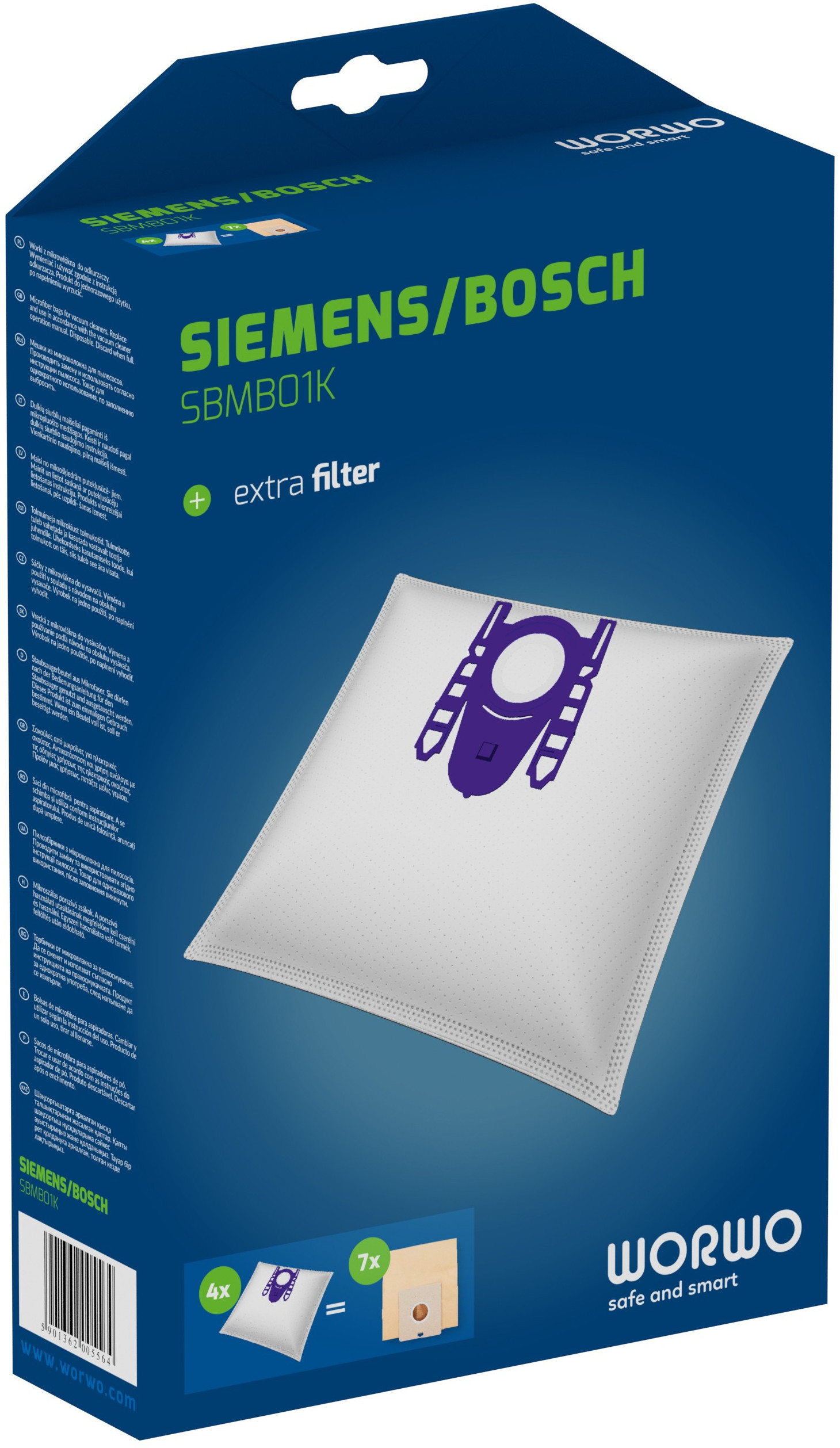 SIEMENS Worki do odkurzacza SIEMENS Typ G, H Silver Class Technopower