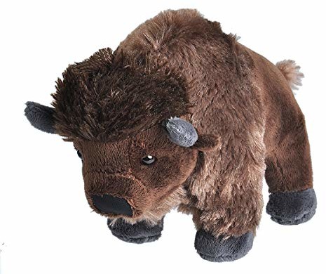 Wild Republic Bison Baby Pluszowa miękka zabawka, przytulanki przytulanki, prezenty dla dzieci 20 cm 10856