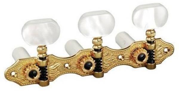 Schaller HGO 1 Baseplate 3 Large Galalith Gold