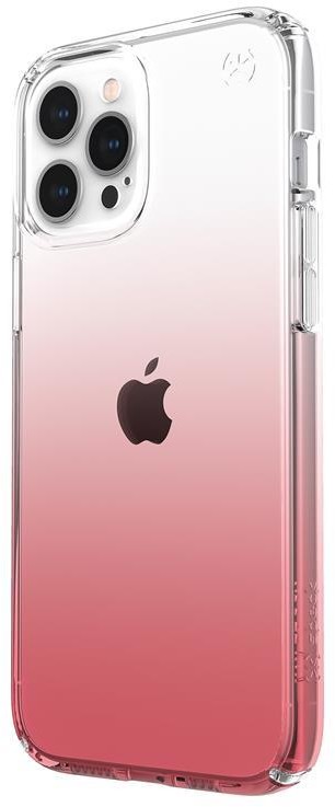 Speck Presidio Perfect-Clear + Ombre - Etui iPhone 12 Pro Max z powłoką MICROBAN (Clear/ Vintage Rose)