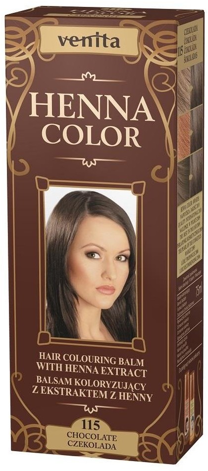 Venita Henna Color balsam koloryzujący z ekstraktem z henny 115 Czekolada 75ml