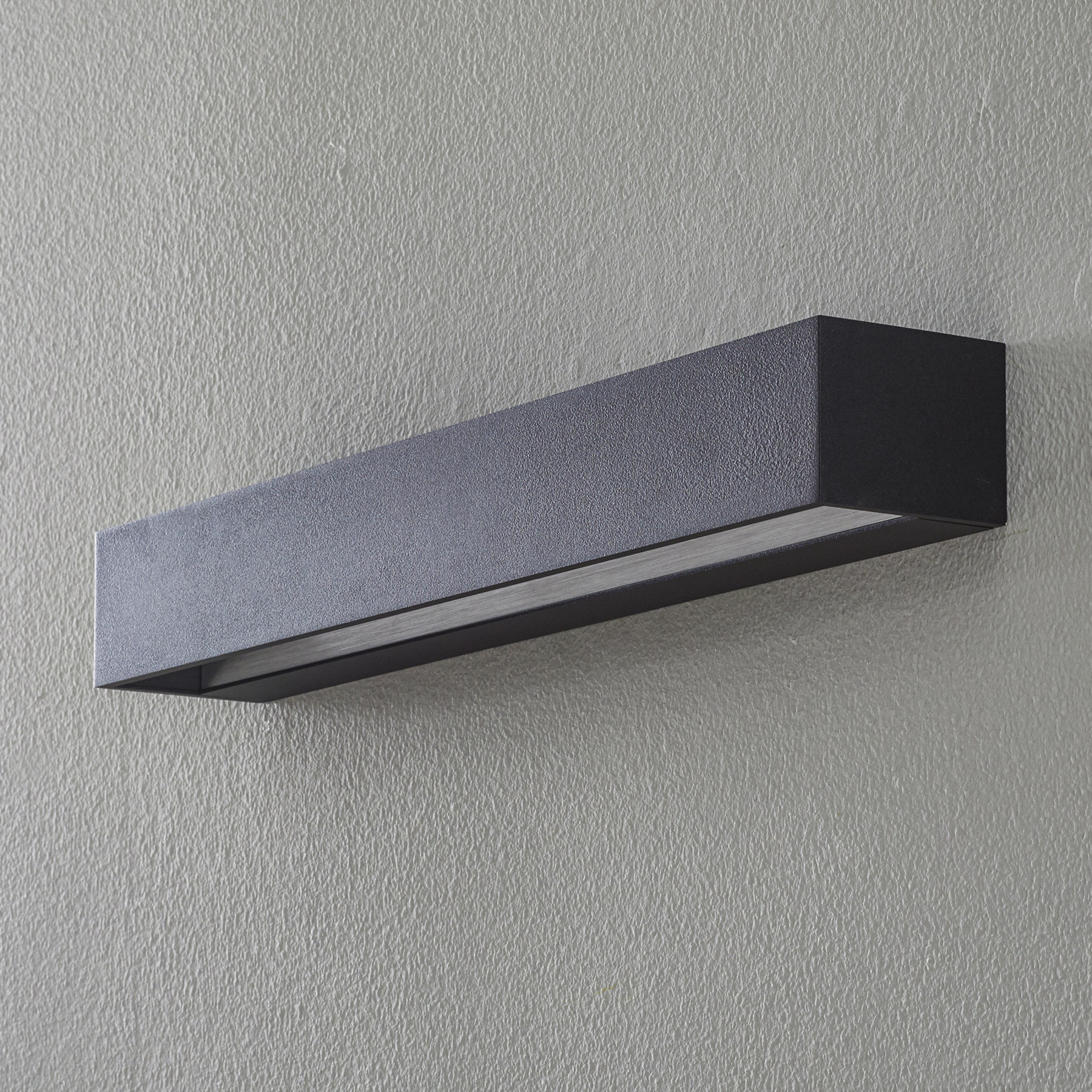 BEGA BEGA Studio Line kinkiet czarny/aluminium 50cm