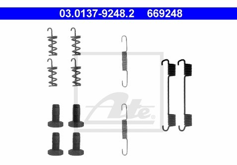 ATE Zestaw akcesoriów, szczęki hamulcowe hamulca postojowego 03.0137-9248.2