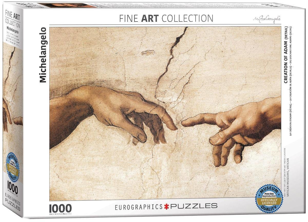 Eurographics Puzzle 1000 Creation of Adam 6000-2016 -