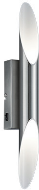 Trio Leuchten Kinkiet Organ LED stal