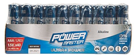 Triton PowerMaster 867060 Ultra + Power baterie alkaliczne  AAA  40 sztuk 867060