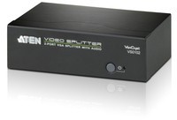 Aten 2PORT VGA Splitter with Audio W/EU ADP VS0102-AT-G