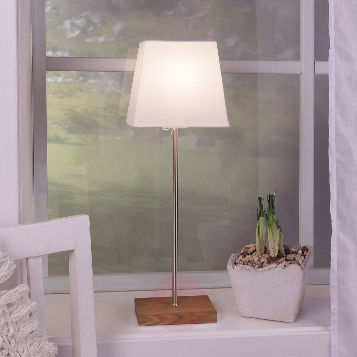 Best Season Lampa dekor Combi Pack - gwiazda i klosz brązowa