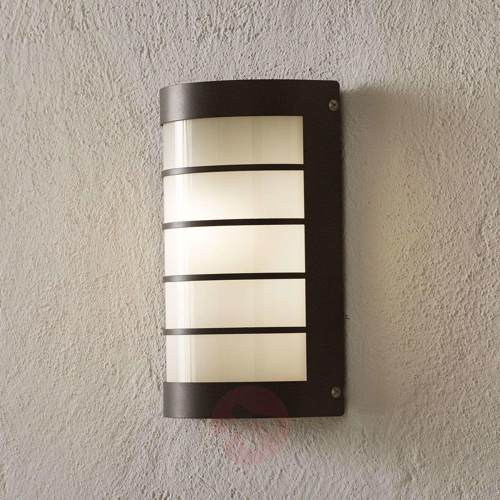 CMD Außenwandlampe Aqua Marco mit Raster, anthrazit