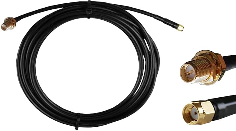 LP Kabel RP-SMA męski RP-SMA żeński 3m 3