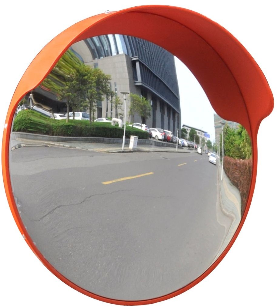 vidaXL vidaXL Convex lustro drogowe 45 cm pomarańczowy plastik