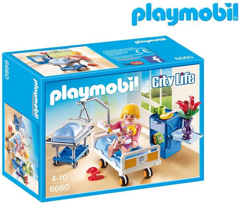 Playmobil 6660 City Life - Sala chorych z łóżeczkiem 6660