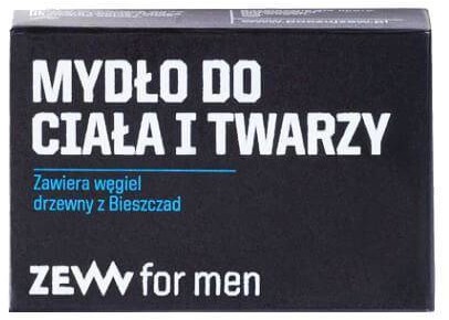Zew For Men Mydło do ciała i twarzy z węglem drzewnym z Bieszczad 85ml
