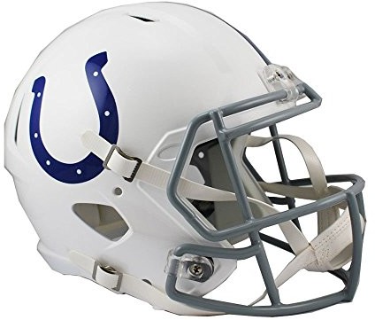 Riddell Pełnowymiarowa replika oryginalnego kasku Speed Helm, niebieski, m RIDDRSPIND