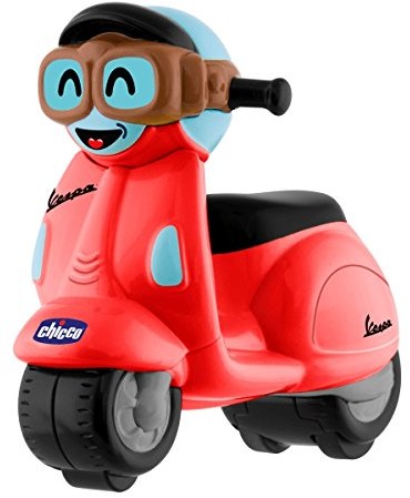Chicco 00009625000000 Vespa Mini samochodów wyścigowych Turbo Touch  czerwony