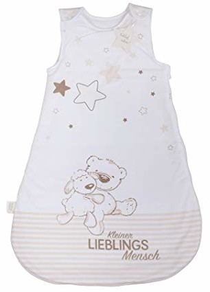 Herding Śpiwór Baby dla ukochanej osoby, rozmiar: 70 x 45 cm, z markowym zamkiem błyskawicznym dookoła, z dwoma markowymi zatrzaskami 3385208235