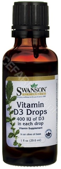 SWANSON Witamina D3 w płynie 29,6 ml