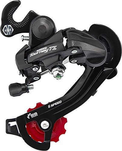 Shimano Tourney TZ RD-TZ500 przerzutka 6S z adapter czarnym 2018 Mountain Bike ERDTZ500GSB