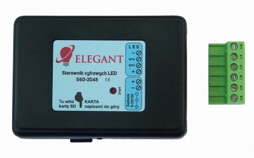 Elegant Sterownik LED S60-2048 (na kartę SD) S60-2048