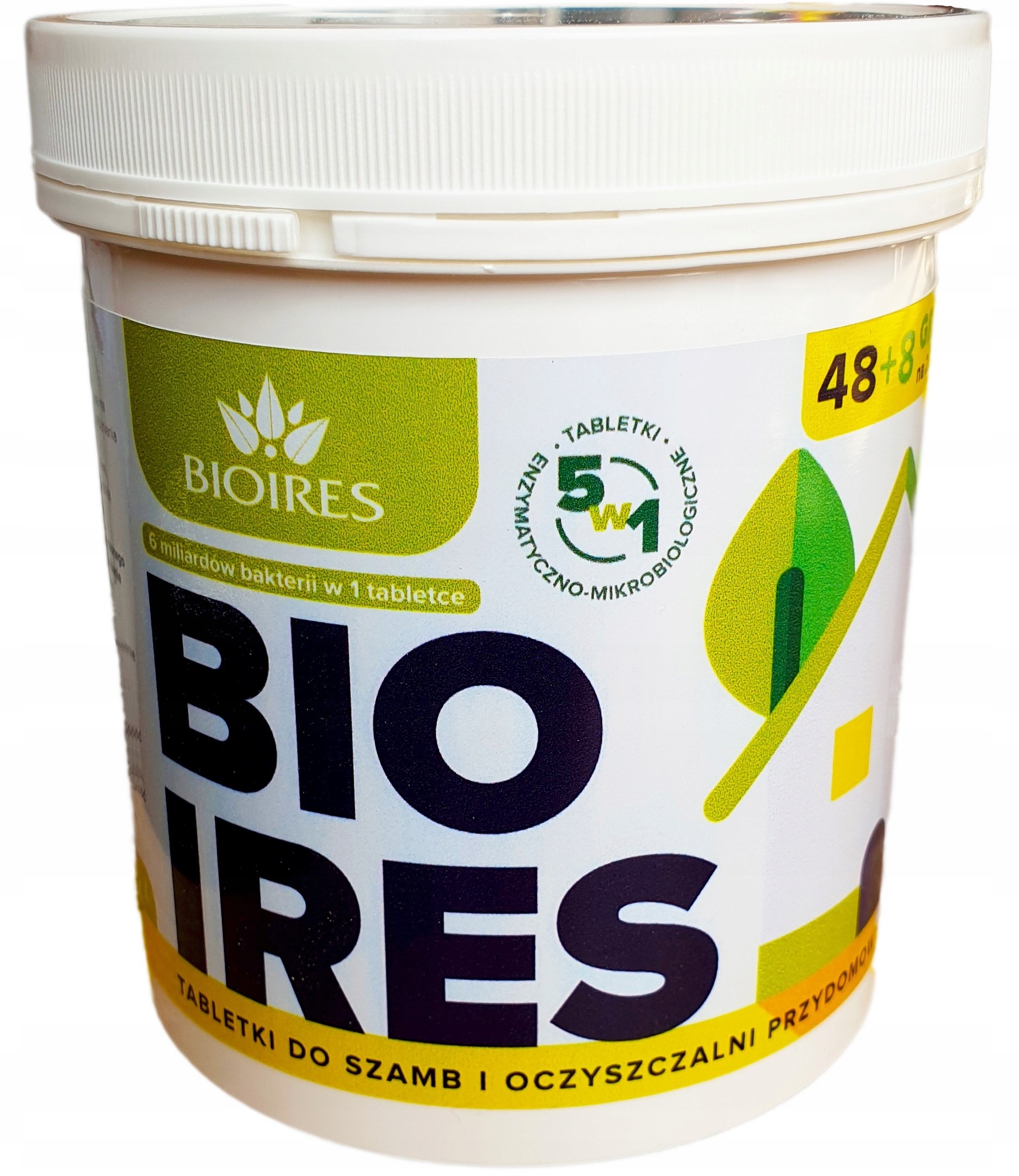 Tabletki Do Szamba Bioires Na 2LATA + Tłuszcze 5w1