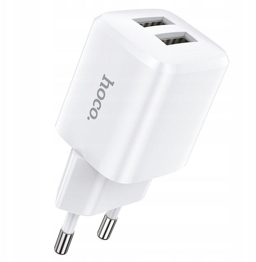 HOCO ładowarka sieciowa 2xUSB 2,4A N8 Briar biała