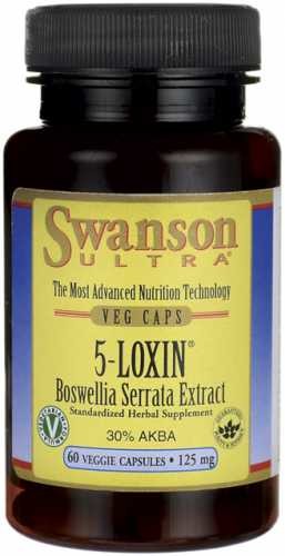 SWANSON Boswellia Serrata ekstrakt standaryzowany 5-LOXIN Boswellia Serrata extract 60 kapsułek