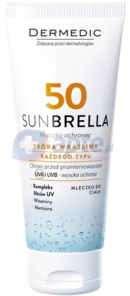 Biogened Dermedic Sunbrella SPF50 mleczko ochronne 100g