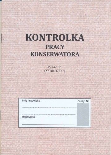 Firma krajewski Kontrolka pracy konserwatora [Pu/A-156] Pu/A-156
