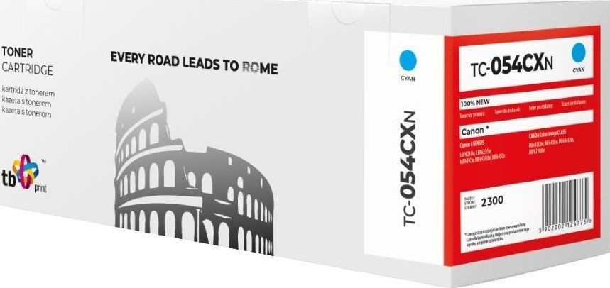 TB Print TB Toner do Canon LBP 620C 054H TC-054CXN błękitny 100% nowy