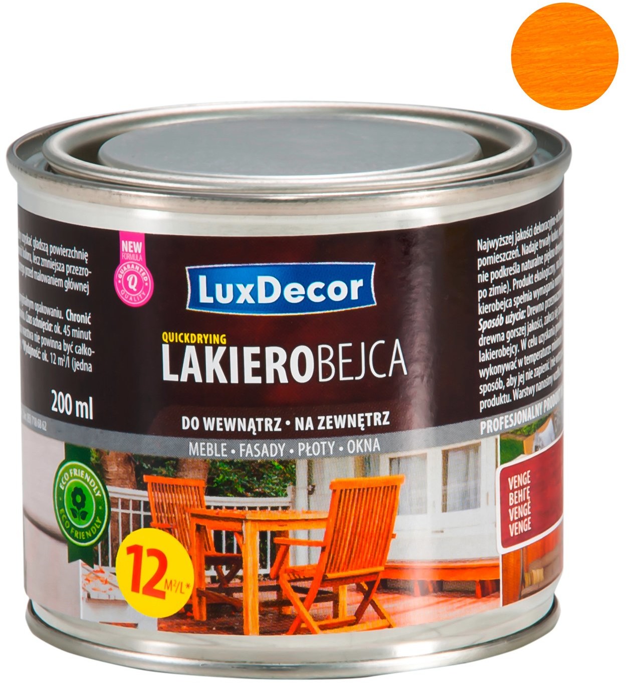 LuxDecor Lakierobejca do drewna sosna 200 ml