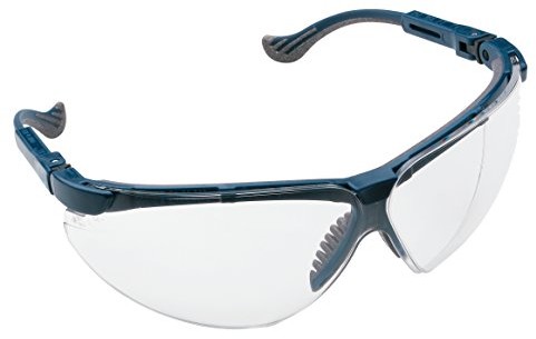 Honeywell XC Premium bezpieczeństwo Eyewear ramka z przezroczystego odpornego na zarysowania obiektywu, niebieska, 1 sztuki, 1010950 1010950