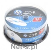 HP CD-R [ spindle 25 | 700MB | 52x ]