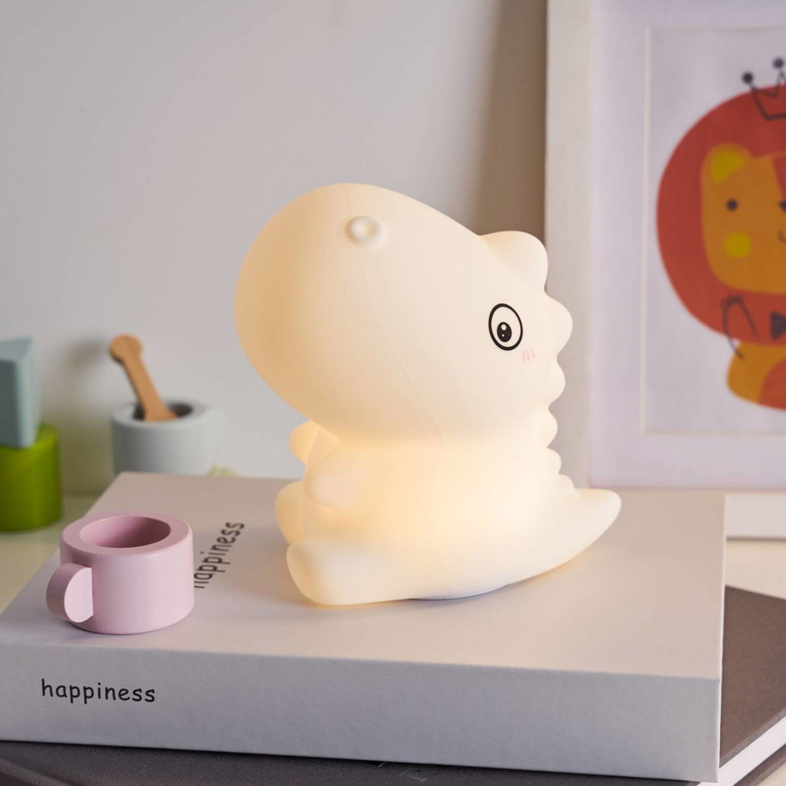 Pauleen Pauleen Night Dino lampka nocna LED, USB, RGBW
