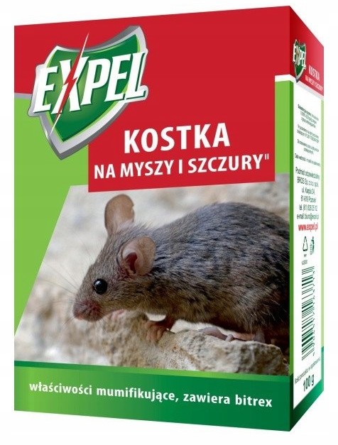Expel Kostka na Myszy i Szczury 300g Przynęta