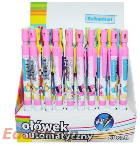 Schemat Ołówek automatyczny z temperówką 2, 0 mm 8935 [opakowanie=50szt] AA858SCH