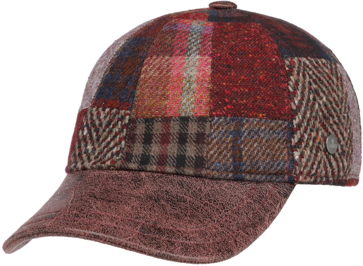 Czapka Patchwork Wool by Lierys, czerwony, S/M (55-57 cm)