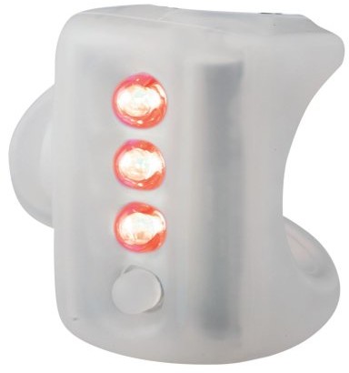 Knog oświetlenie LED Gekko z tyłu, przezroczysta KLG02