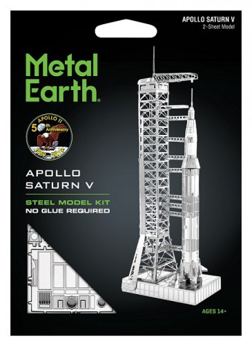 Metal Earth Fascinations Rakieta Saturn V Apollo Saturn V with Gantry