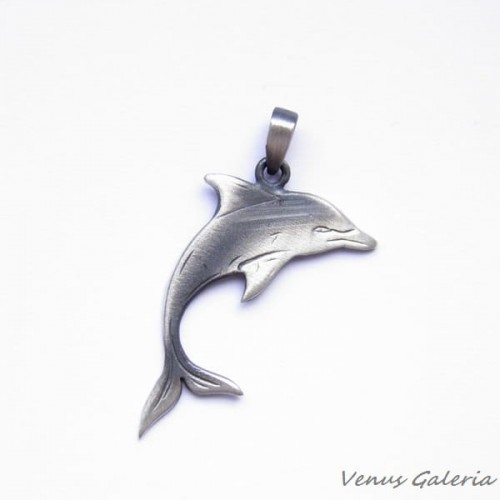 Wisiorek srebrny - Delfinek szary 2290