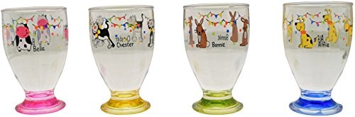 Flamefield flamef Mayen Charlie and Friends CHILDRENs LEDy Acrylic Tumbler zestaw | 4 Pack AC300AP