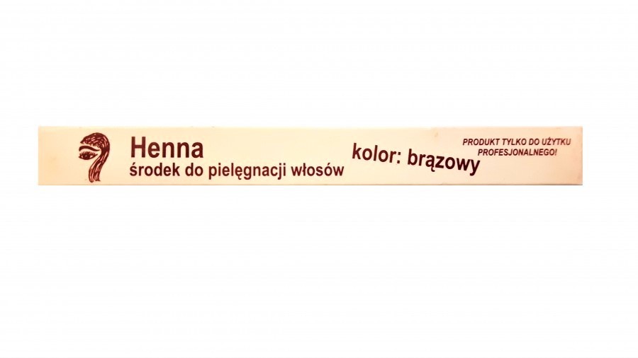 Henna do brwi ciemny brązowy, fiolka 15 g.