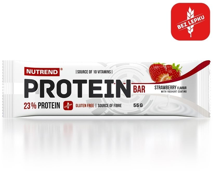 Nutrend PROTEIN BAR 55g truskawka