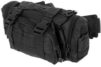 Mil-Tec Saszetka Biodrowa MOLLE Czarna 13510002