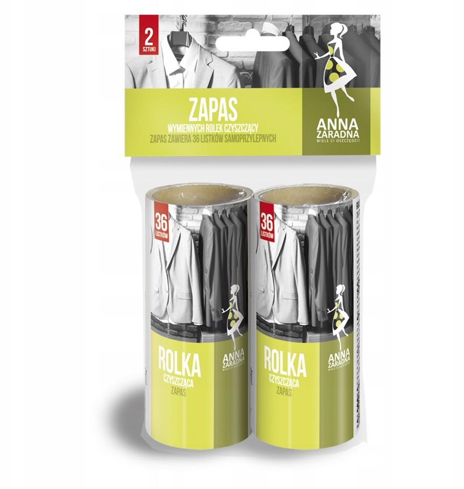 Anna Zaradna Rolka Czyszcząca do ubrań - zapas 2 s