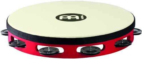 Meinl Percussion meinl Percussion tahbk-R-TF Touring Tambourine o średnicy nierdzewna zacisków (1-rzędowy), 25,40 cm (10 cali) TAH1BKRTF