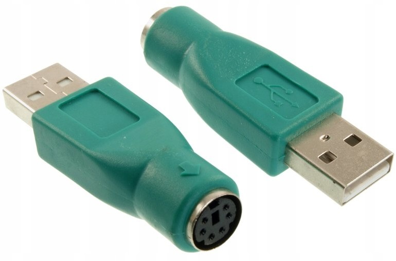 Adapter Przejście wtyk PS2 na gniazdo Usb 7629
